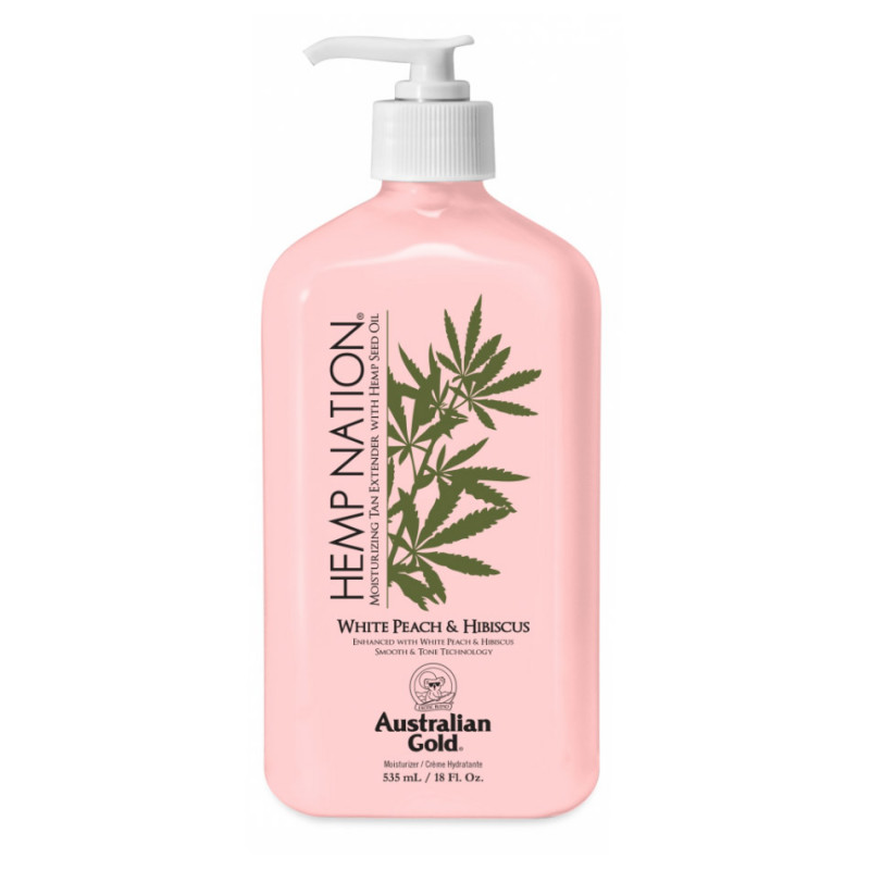 Hemp Nation Moisturizer/Creme Hydratante White Peach&Hibiscus 535ml