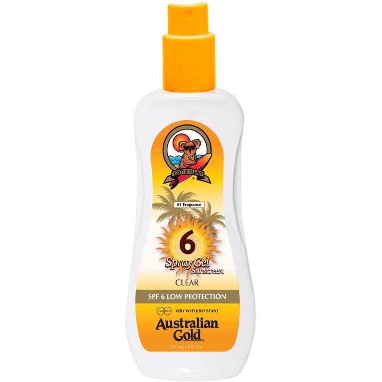 SPF 6 Spray Gel Sunscreen