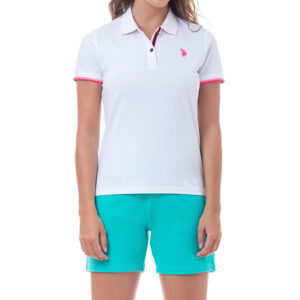 U.S. Polo Polo Donna 66015 Bianco Taglia S