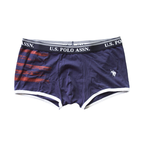 Boxer Flag Low Rise U.S. Polo Assn. Blu