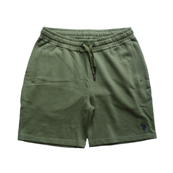 Pantalone Corto Uomo U.S. Polo 60209 Verde Militare Taglia M