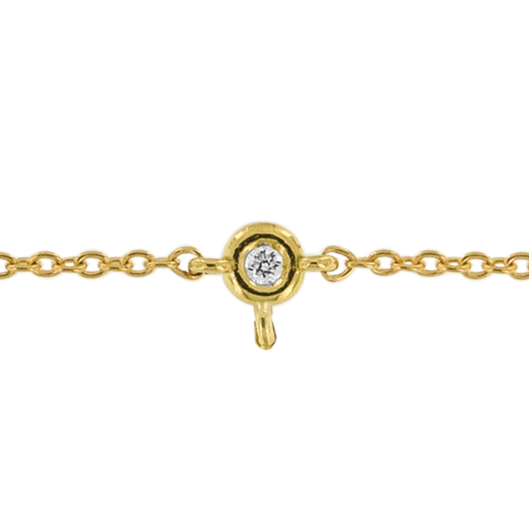 Dédié Bracciale Saldato Tropea con 1 cipollina componibile con 1 charm