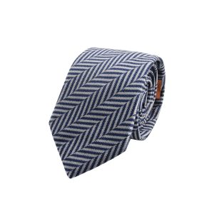 Missoni Cravatta seta motivo jacquard Blu