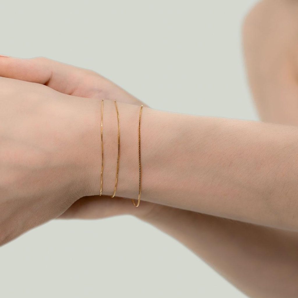 Dédié Bracciale Saldato Veneziana Oro 18kt V0 (Touch)